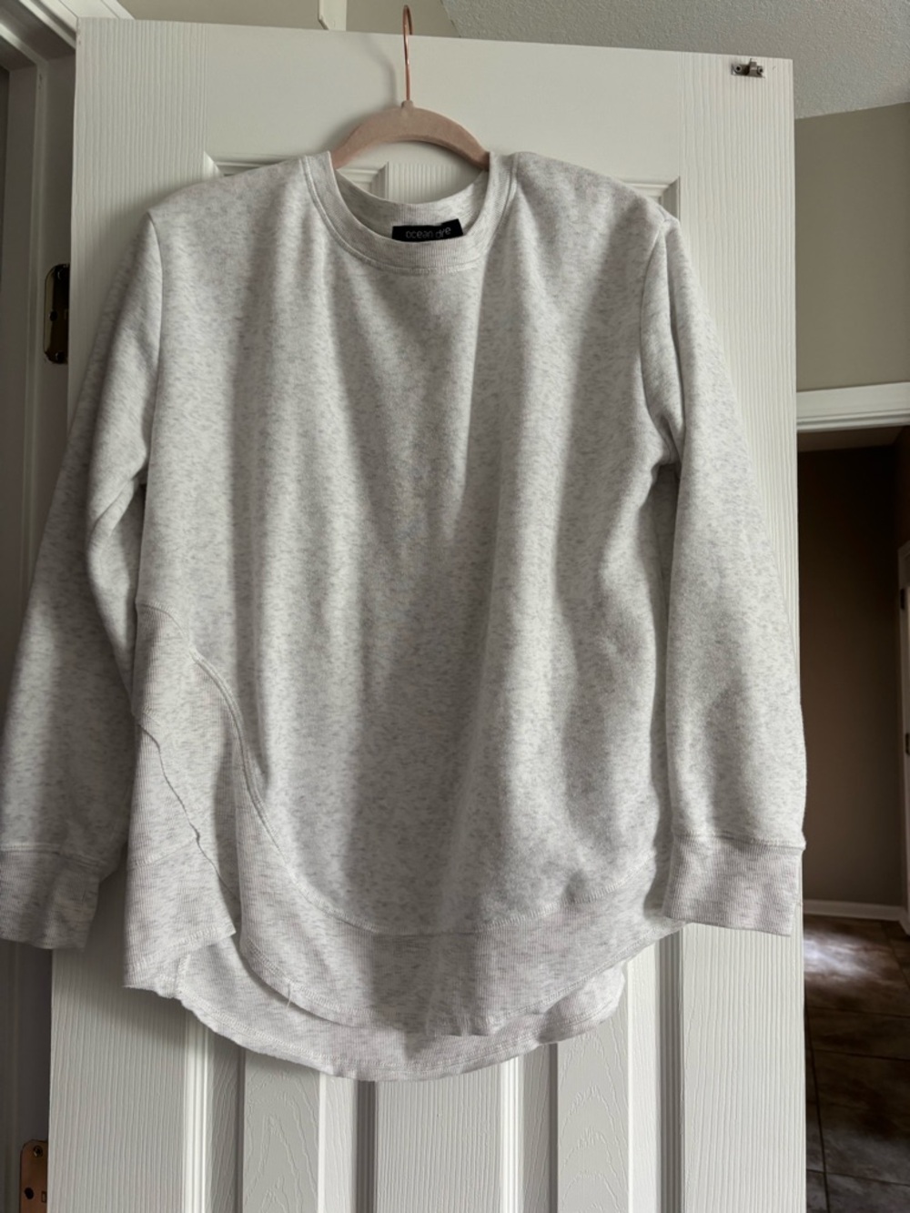 ocean drive light gray pullover